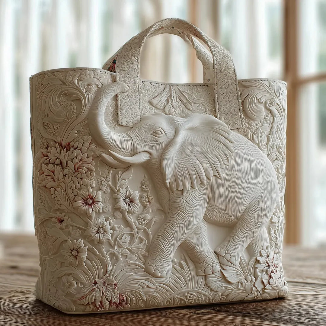 Borsa artigianale - Elefanti