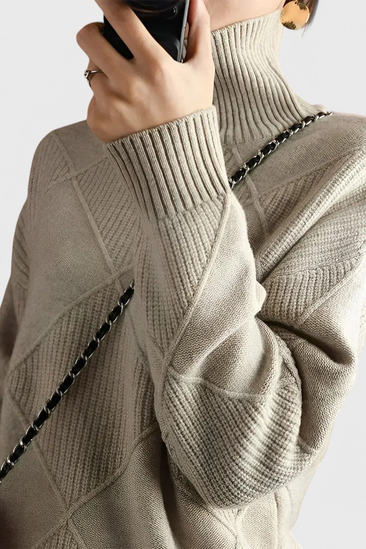 Vittoria | Maglione a Collo Alto Morbido