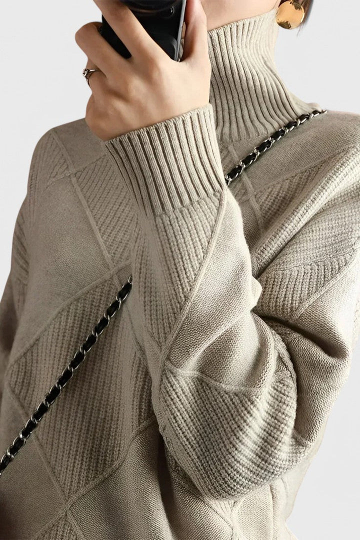 Vittoria | Maglione a Collo Alto Morbido
