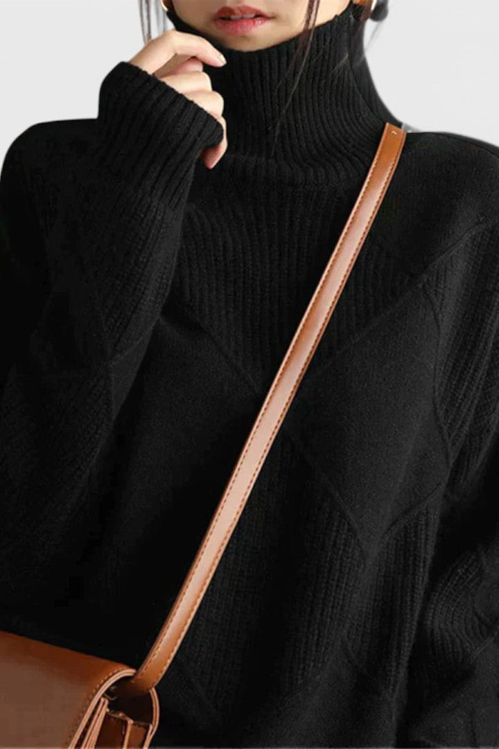 Vittoria | Maglione a Collo Alto Morbido