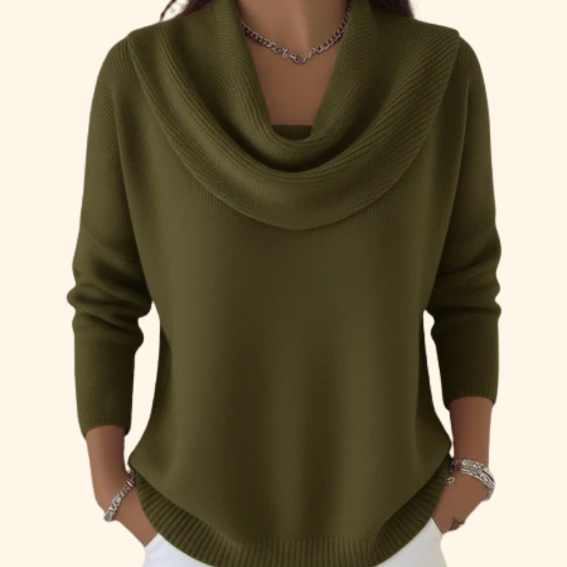 Diana | Maglione morbido con bordo arrotondato