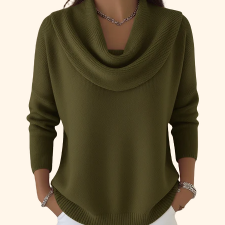 Diana | Maglione morbido con bordo arrotondato