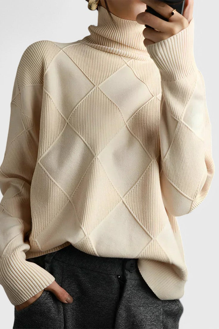 Vittoria | Maglione a Collo Alto Morbido