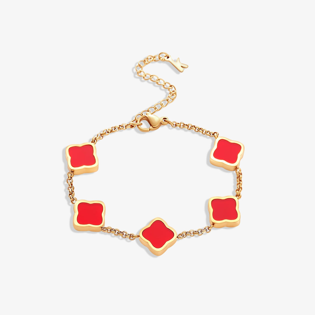 Bracciale trifoglio stile Celine