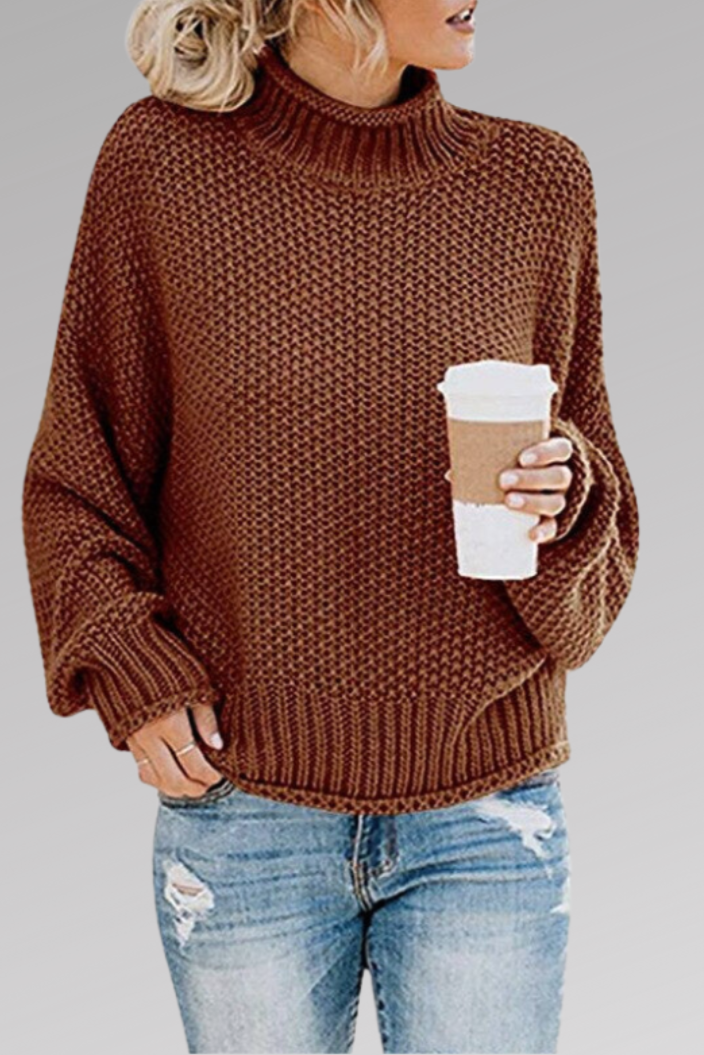 Greta | Maglione a Maglia Grossa dalla Linea Morbida