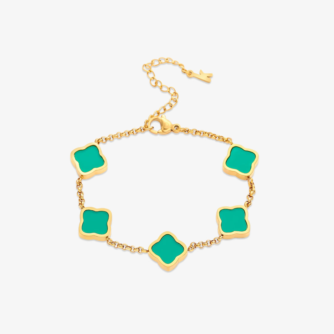 Bracciale trifoglio stile Celine