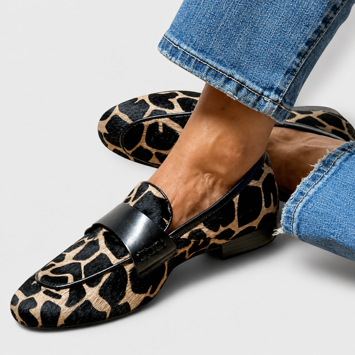Léonie™ | Mocassino Leopardato