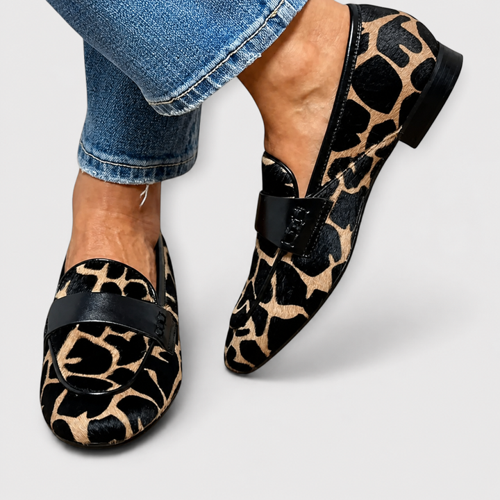 Léonie™ | Mocassino Leopardato