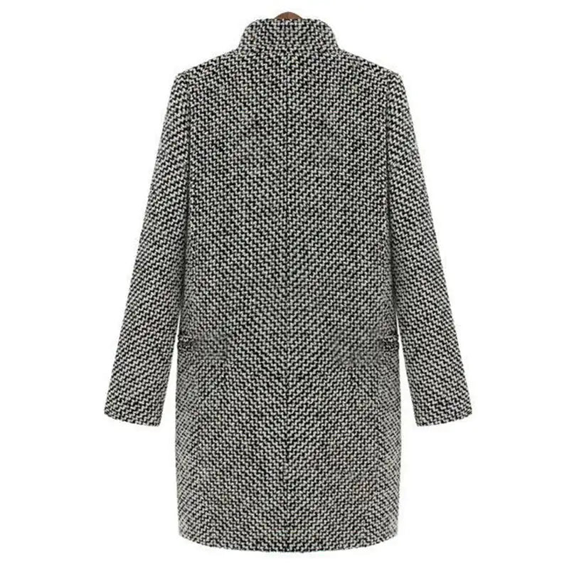 Camilla | Cappotto doppiopetto pied-de-poule