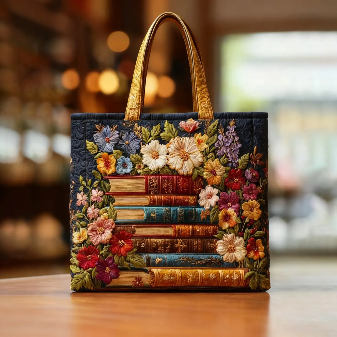 Borsa artigianale - Stampa floreale