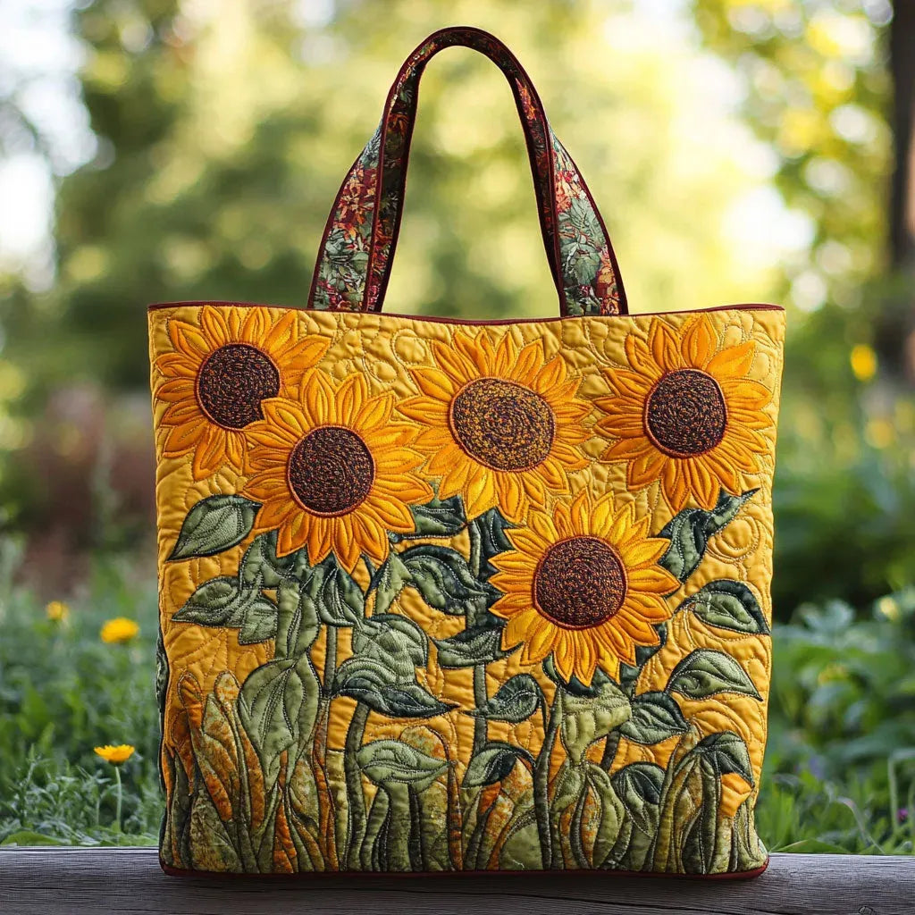 Borsa artigianale - Stampa Girasole
