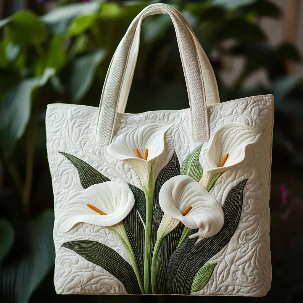 Borsa artigianale - Giglio Bianco
