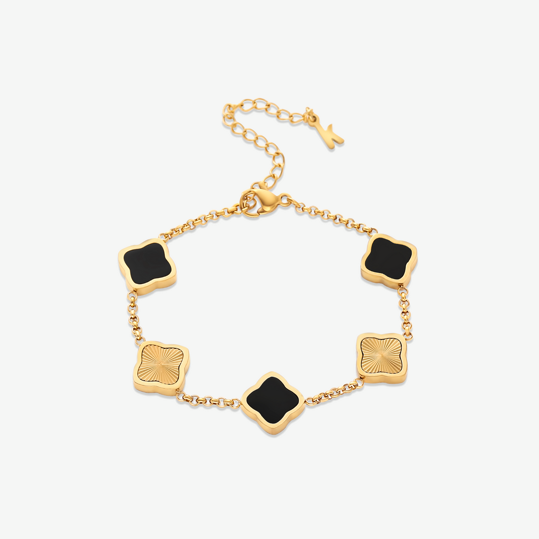 Bracciale trifoglio stile Celine