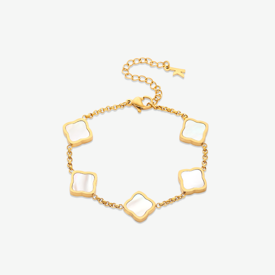 Bracciale trifoglio stile Celine
