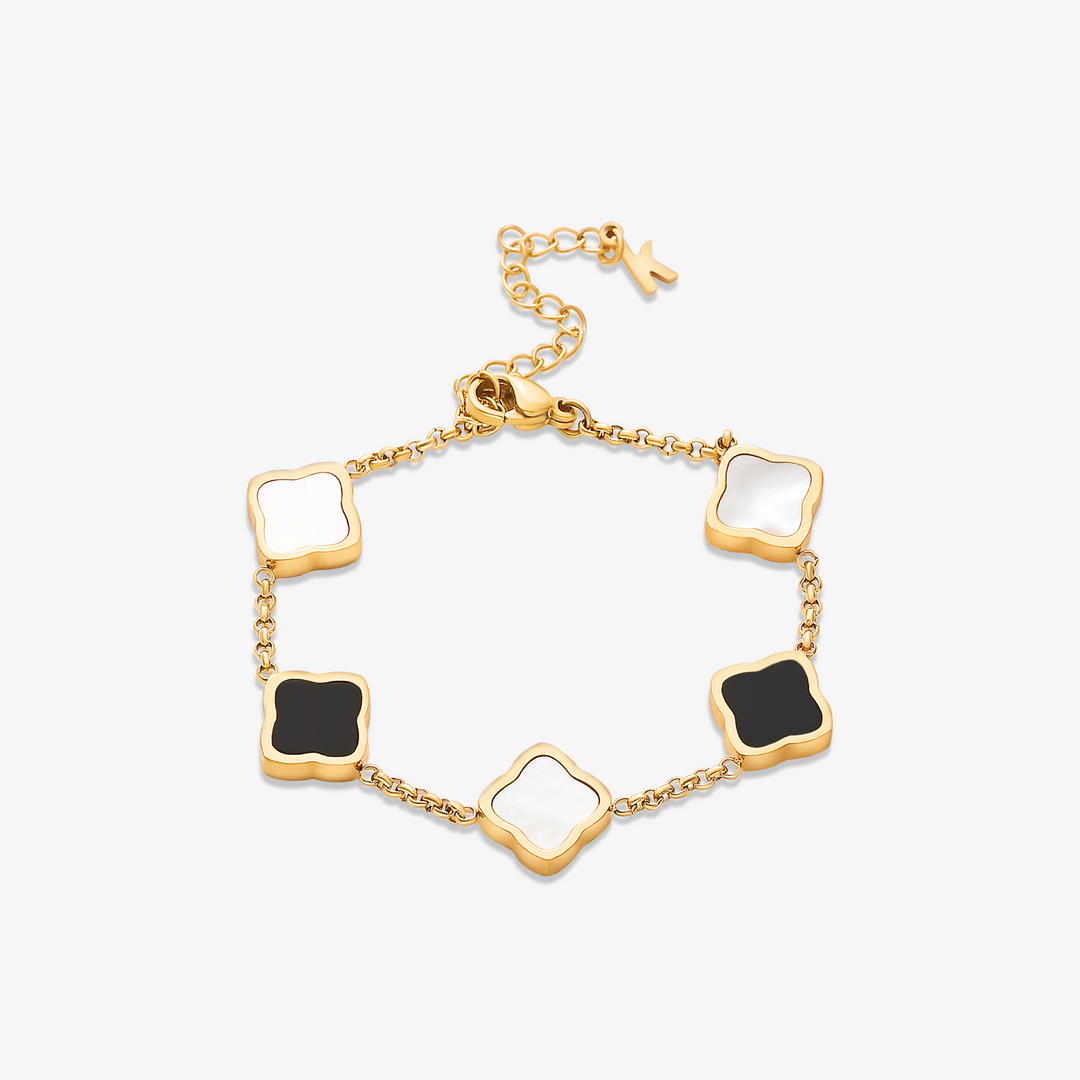 Bracciale trifoglio stile Celine