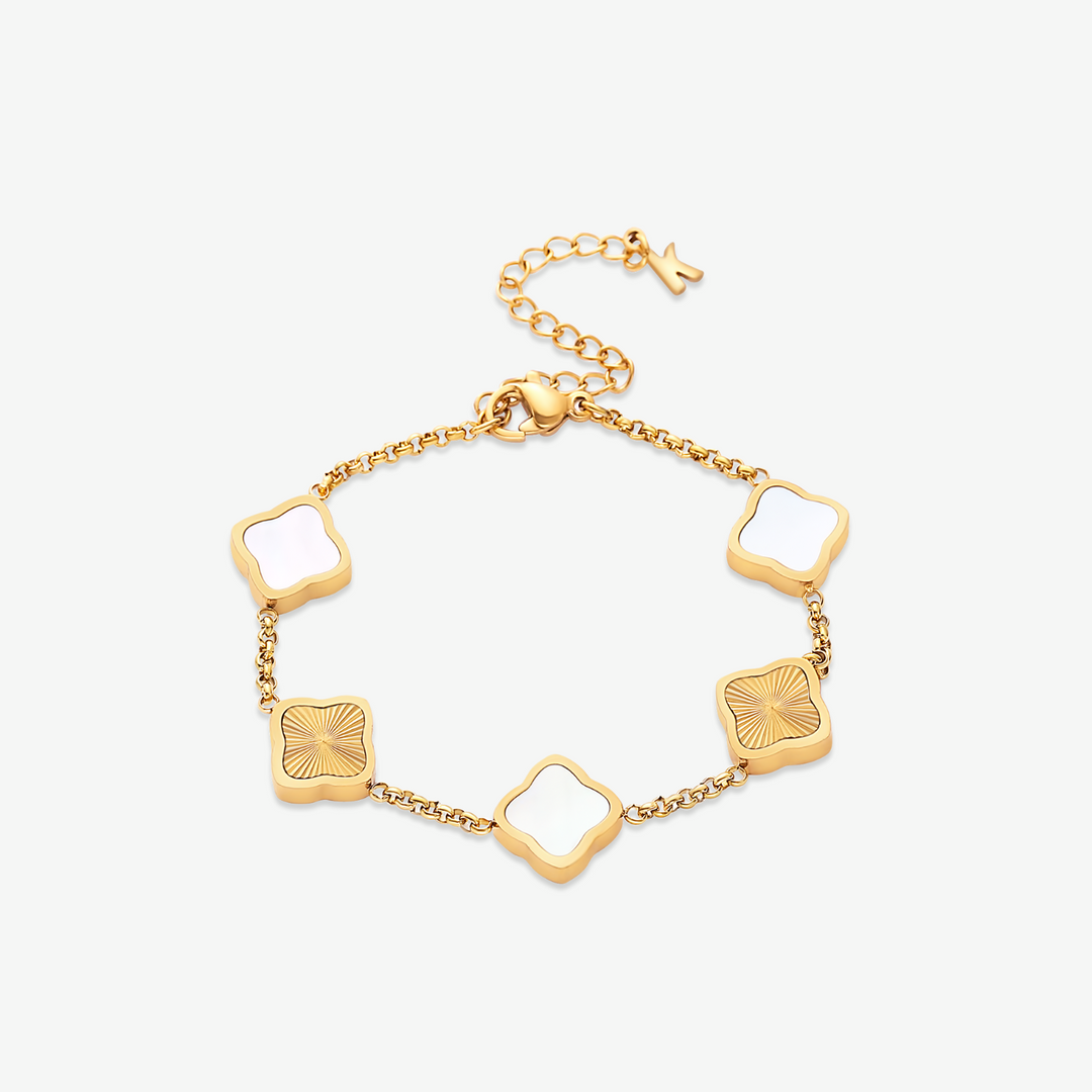 Bracciale trifoglio stile Celine