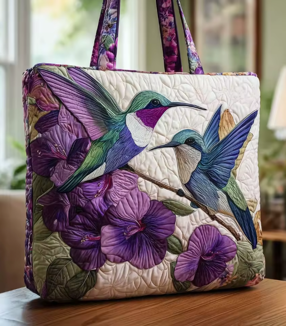 Borsa artigianale - colibrì