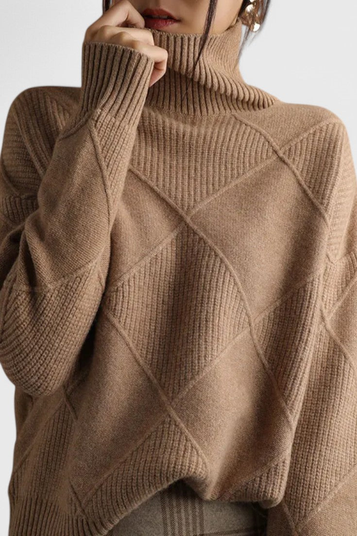 Vittoria | Maglione a Collo Alto Morbido