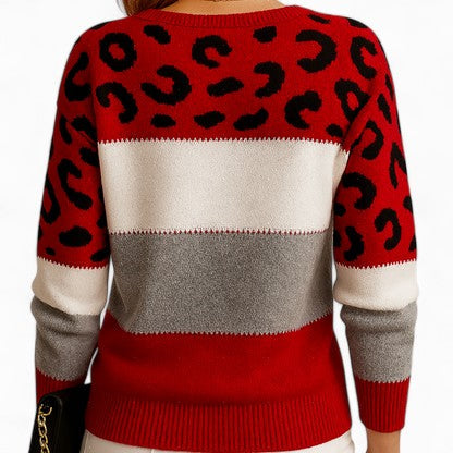 Camilla | Maglione Elegante con Motivo Animalier