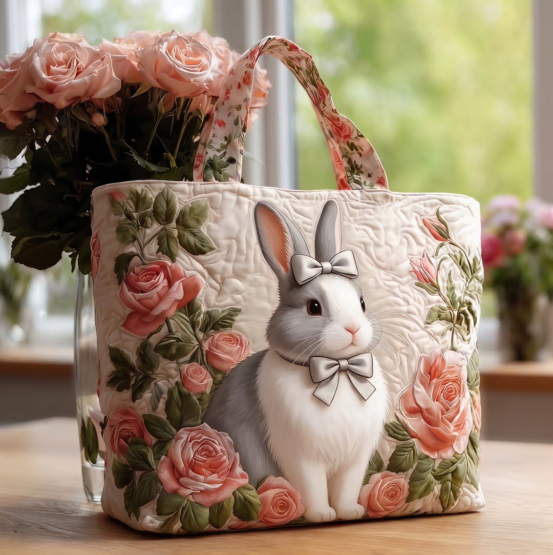 Borsa artigianale - fiori rosa