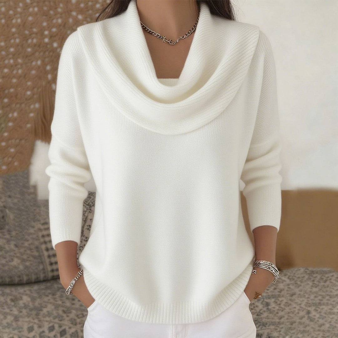 Diana | Maglione morbido con bordo arrotondato