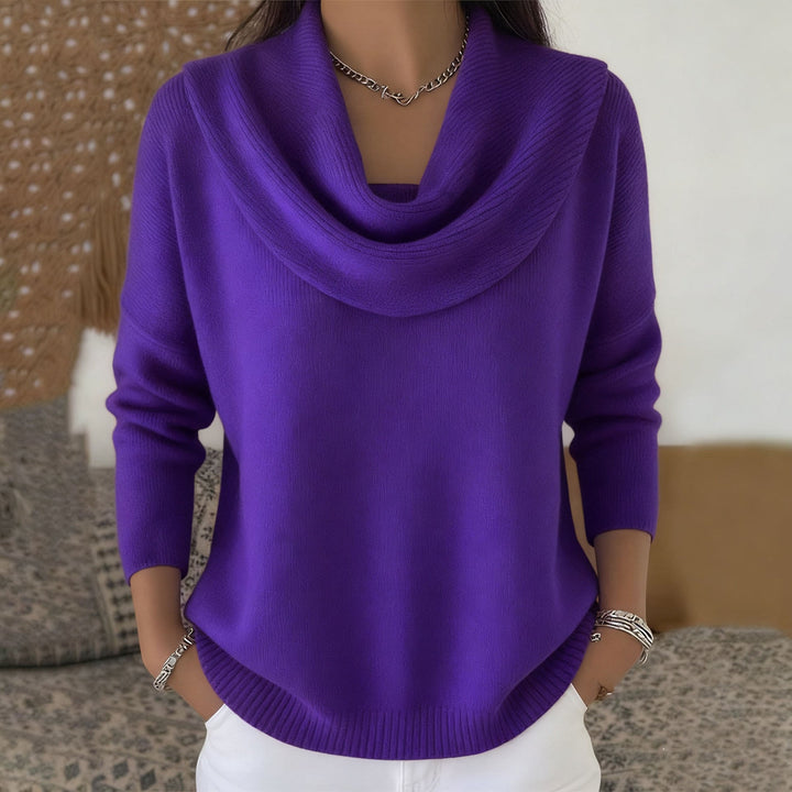 Diana | Maglione morbido con bordo arrotondato