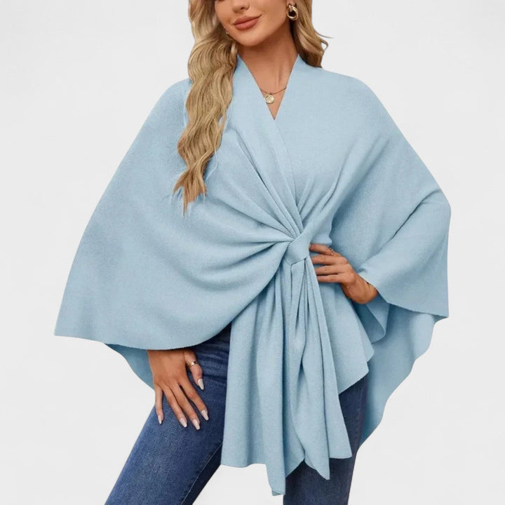 Eleonora | Poncho Morbido dalla Linea Elegante