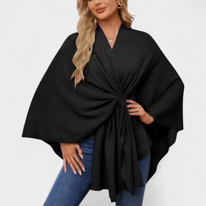 Eleonora | Poncho Morbido dalla Linea Elegante