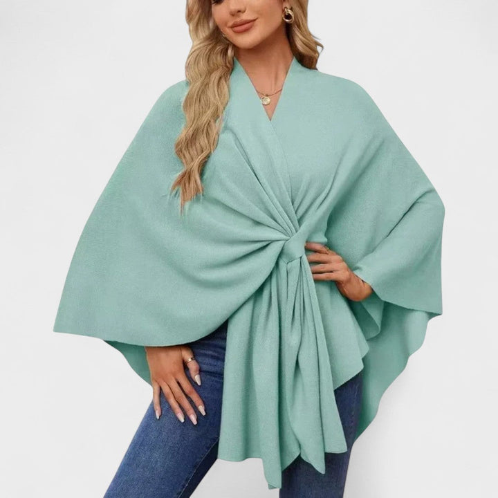 Eleonora | Poncho Morbido dalla Linea Elegante