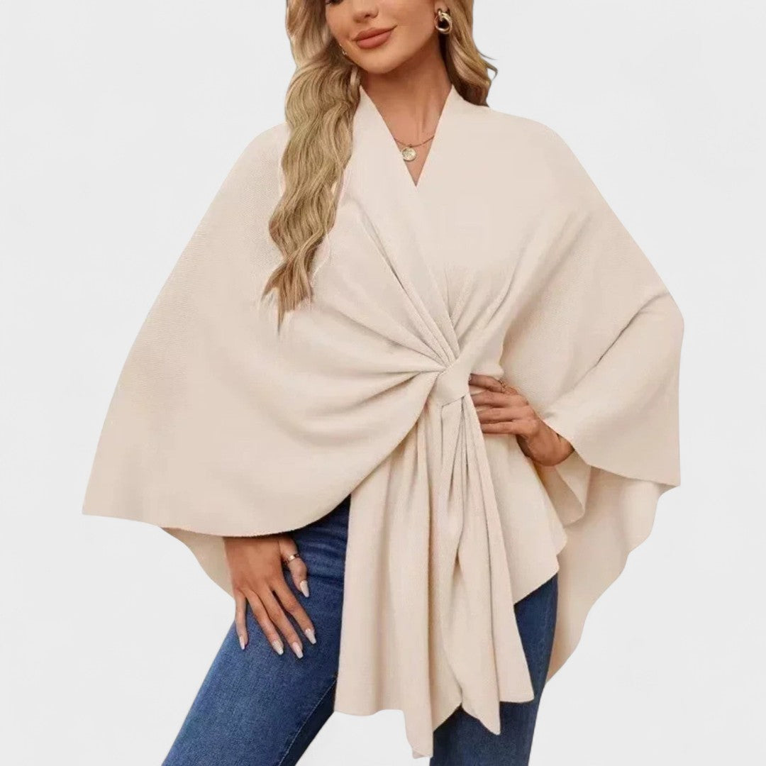 Eleonora | Poncho Morbido dalla Linea Elegante