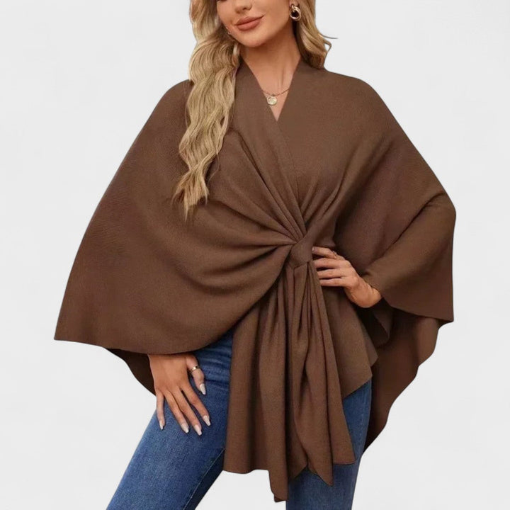 Eleonora | Poncho Morbido dalla Linea Elegante