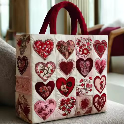 Borsa artigianale - cuori