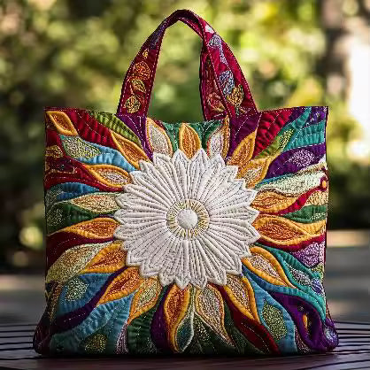 Borsa artigianale - motivo mandala