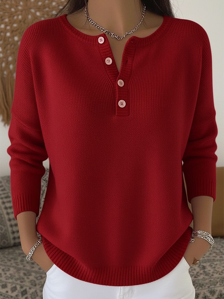 Eleonora | Maglione elegante con bottoni