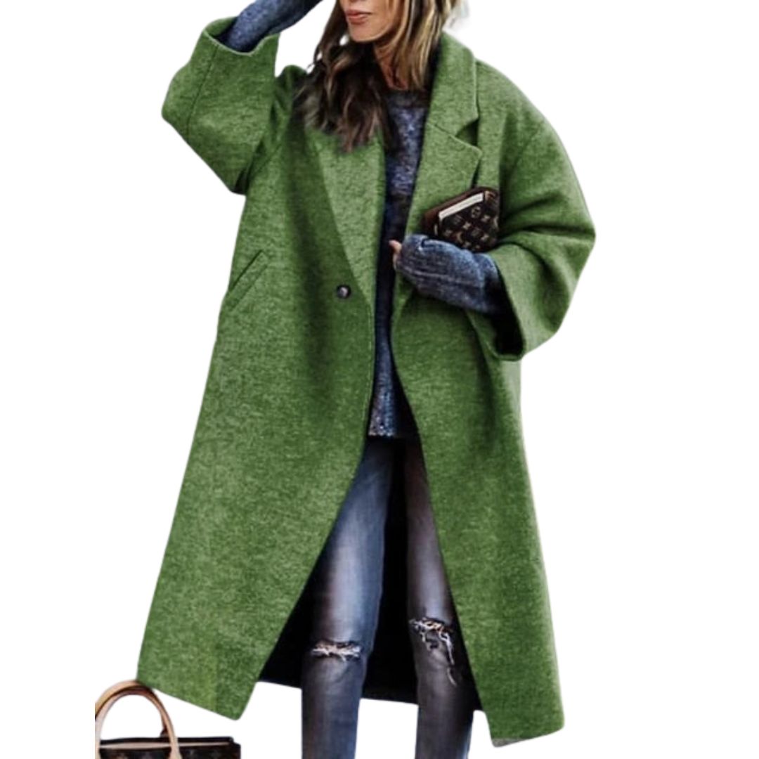 Stefania | Cappotto oversize a quadri multicolore