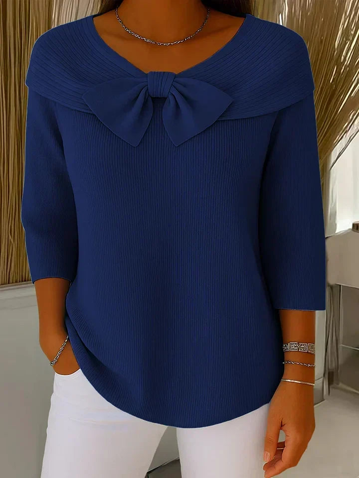 Ottavia | Tunica in maglia dalla linea fluida