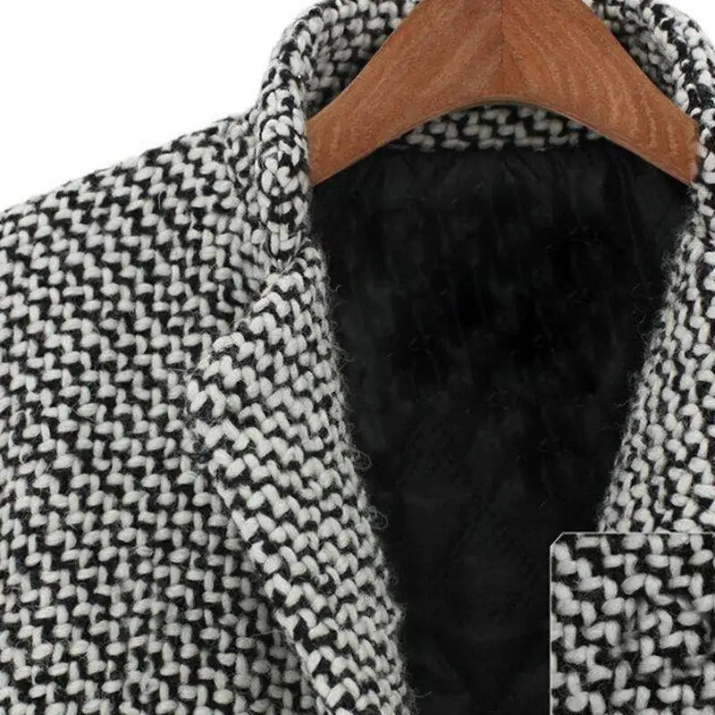 Camilla | Cappotto doppiopetto pied-de-poule