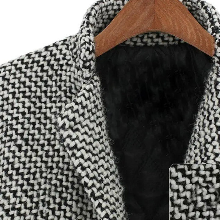 Camilla | Cappotto doppiopetto pied-de-poule