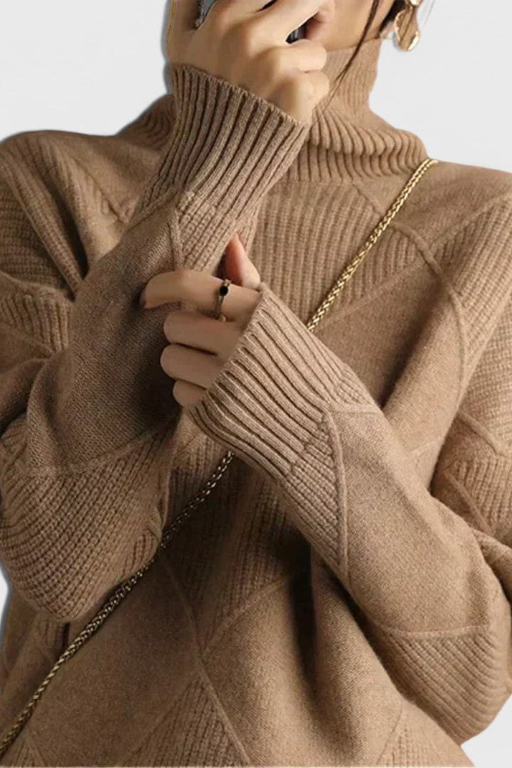 Vittoria | Maglione a Collo Alto Morbido