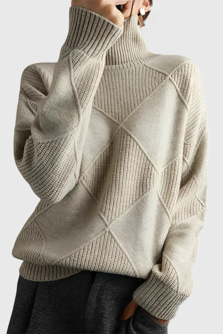 Vittoria | Maglione a Collo Alto Morbido