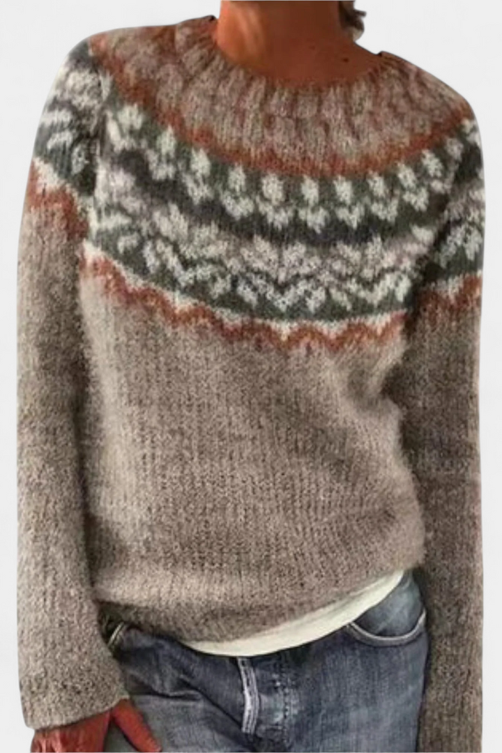 Ottavia | Maglione con motivo nordico