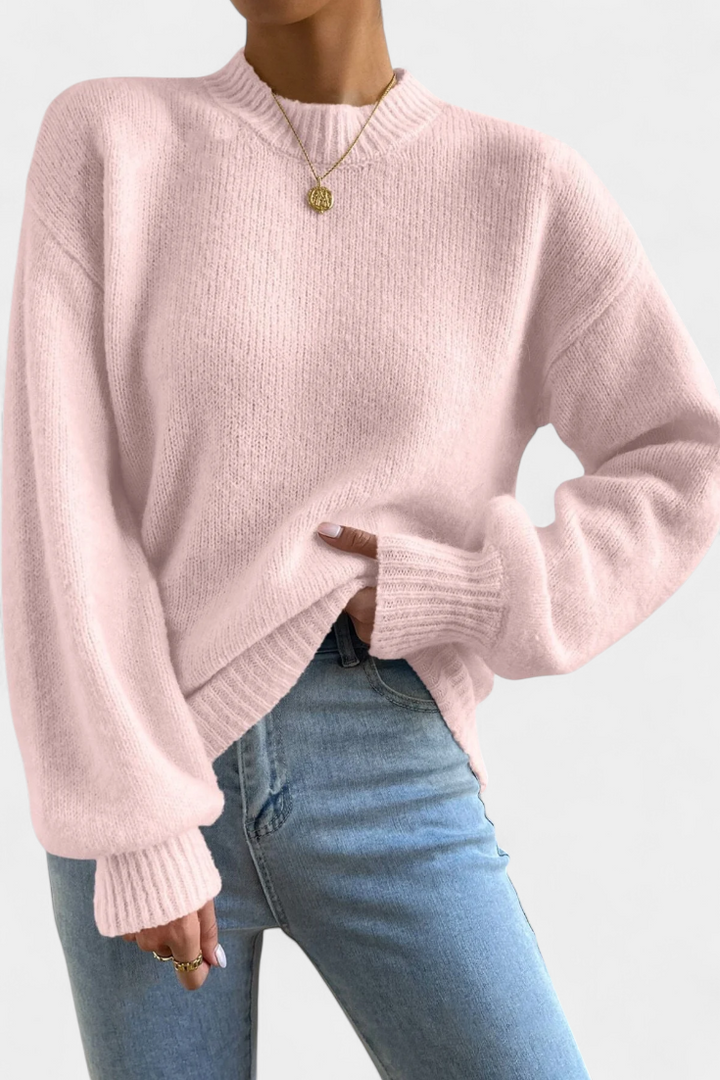 Rosa | Maglione a maniche a palloncino