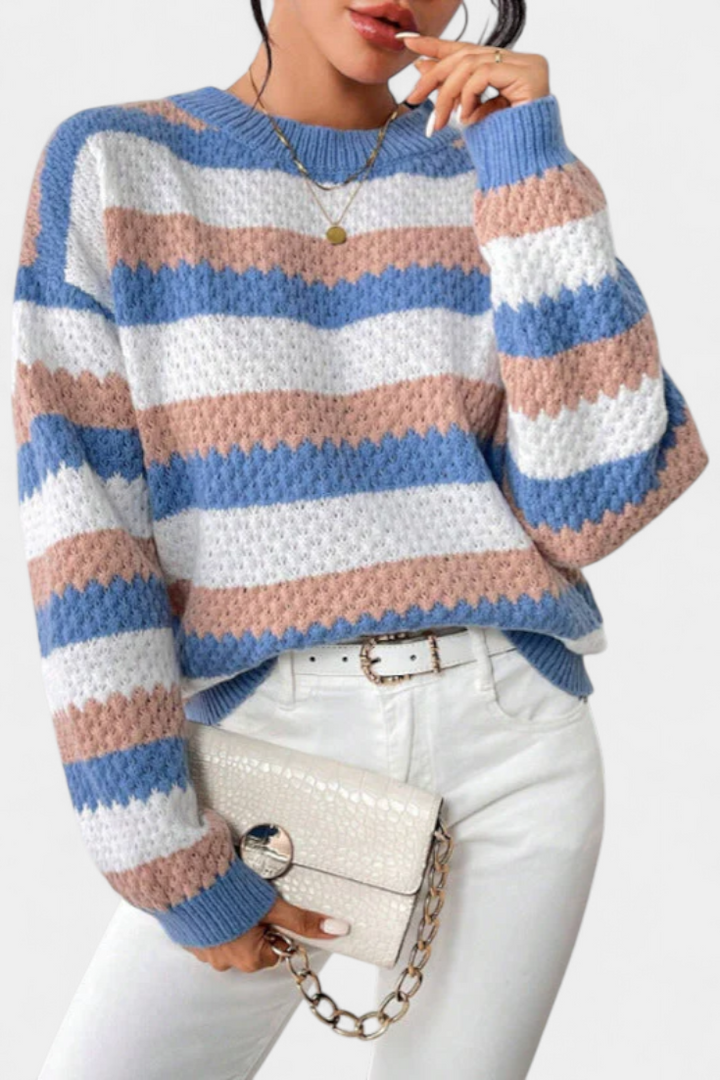 Nadia | Maglione oversize a righe