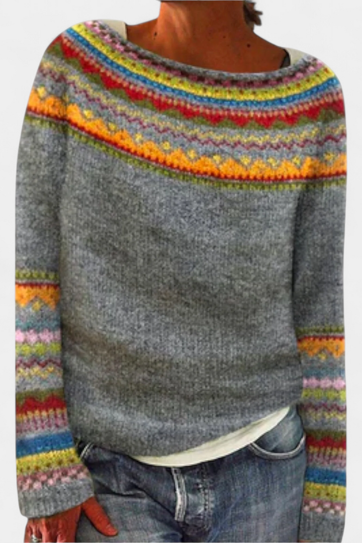 Ottavia | Maglione con motivo nordico