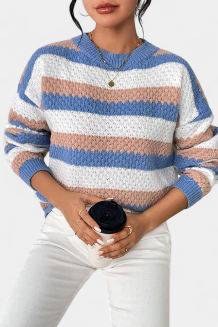 Nadia | Maglione oversize a righe