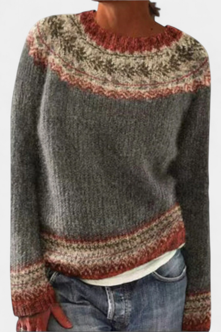 Ottavia | Maglione con motivo nordico