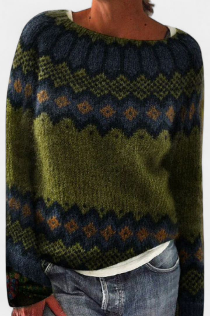Ottavia | Maglione con motivo nordico