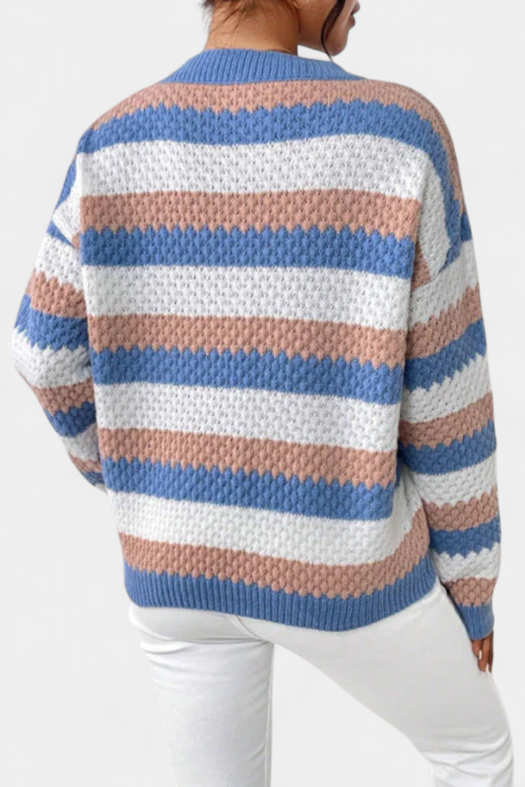 Nadia | Maglione oversize a righe
