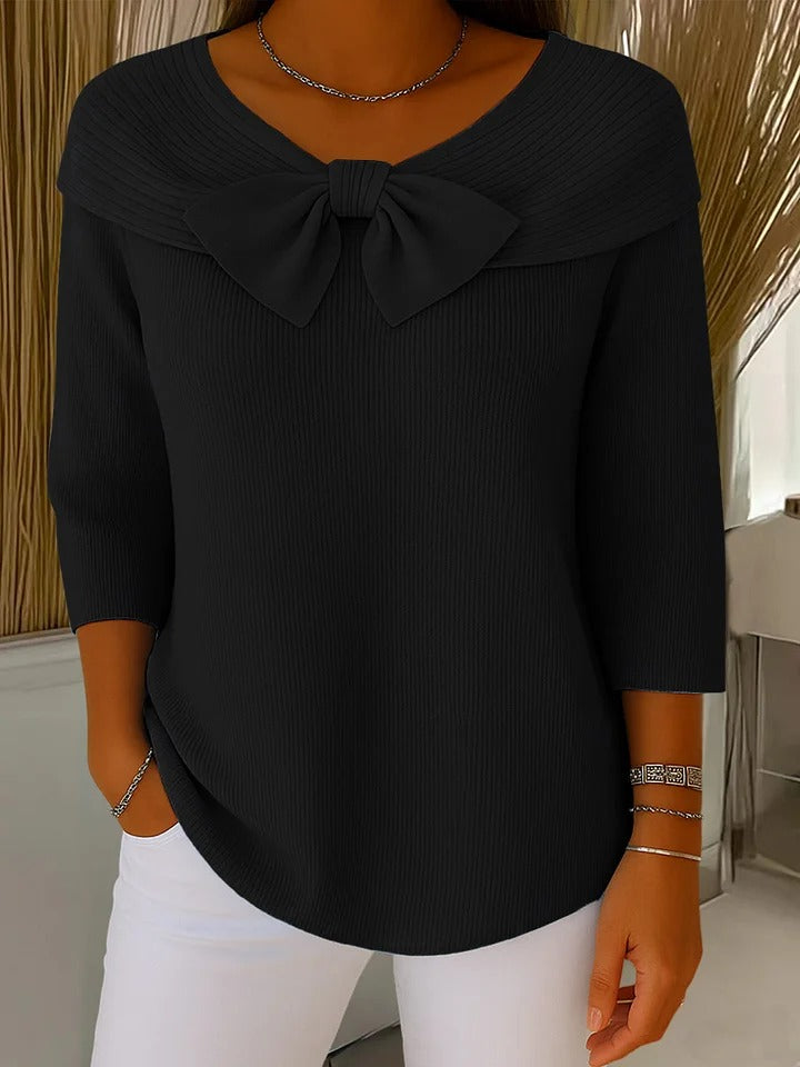 Ottavia | Tunica in maglia dalla linea fluida
