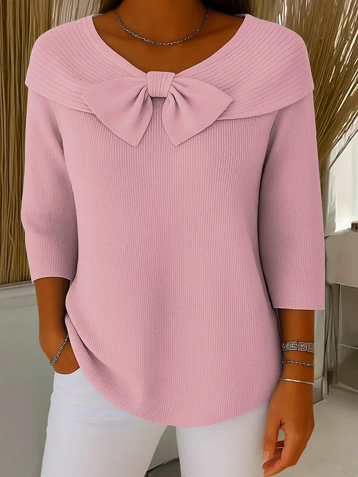 Ottavia | Tunica in maglia dalla linea fluida